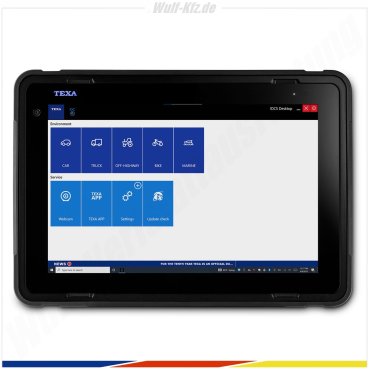 Texa LKW Diagnosegerät AXONE Voice mit Navigator TXT Multihub 2 TRUCK